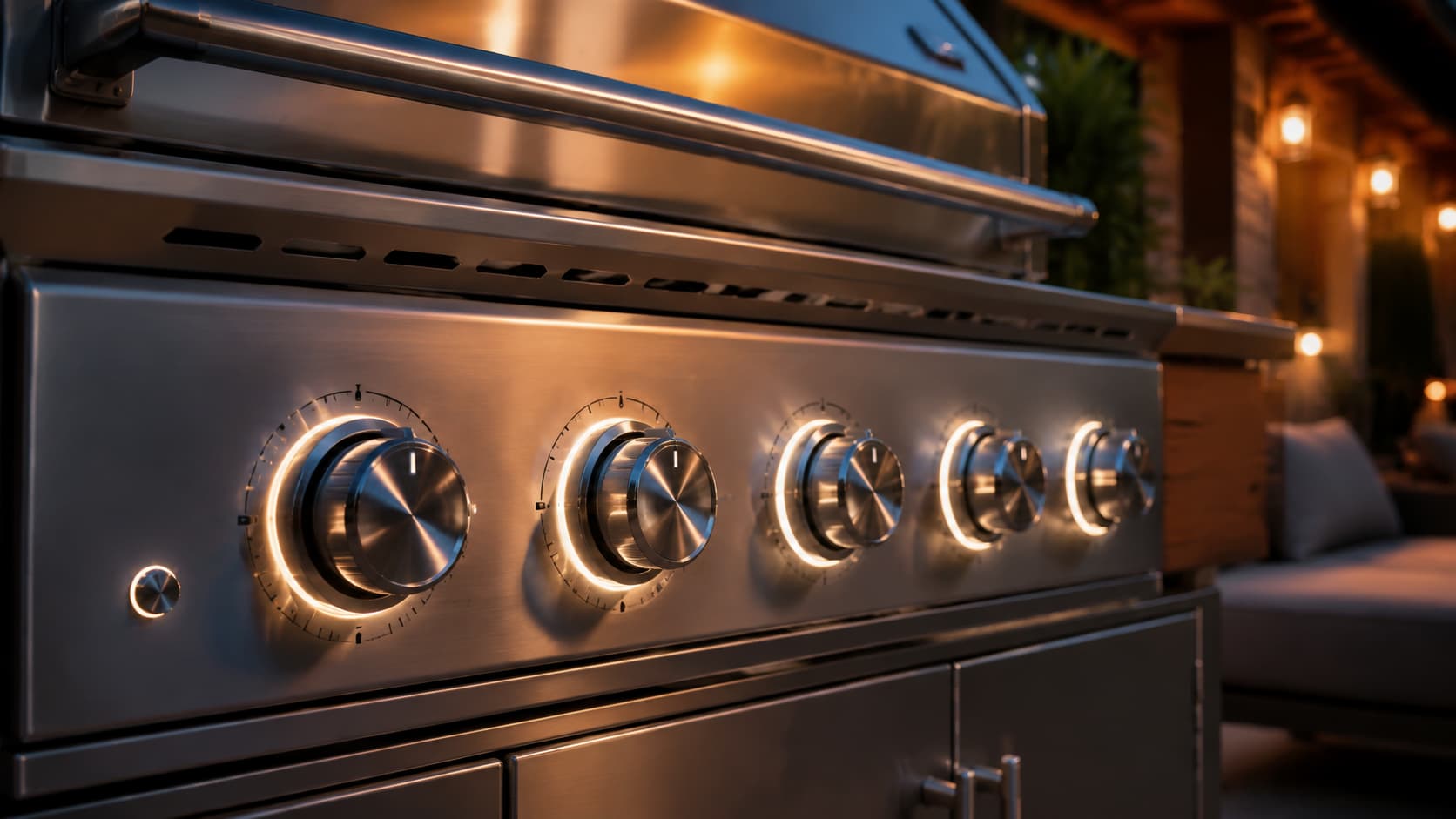 Ручки-регуляторы газового гриля Broil King с подсветкой