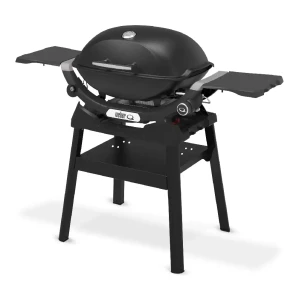 Газовый гриль Weber Q 2200N с боковыми столиками и компактной подставкой