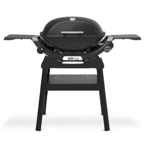 Газовый гриль Weber Q 2200N с боковыми столиками и компактной подставкой