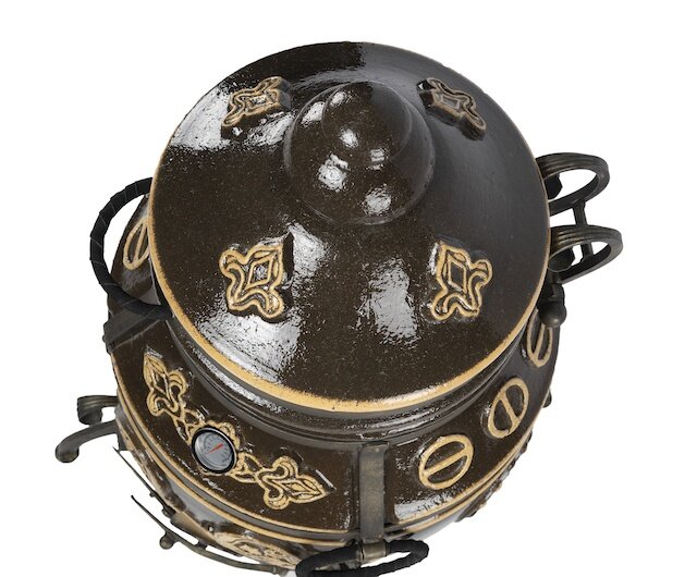 Тандыр "Уфа" (ЭКО-Тандыр), 27 см, чёрная глазурь  