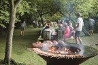 Дровяной гриль OFYR  85 см без поленницы  
