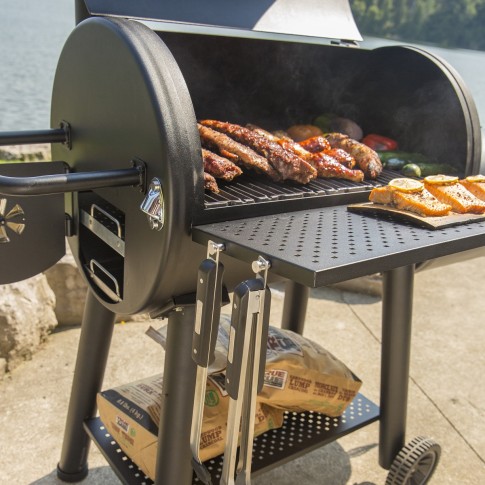 Угольный барельный гриль-коптильня Broil-King Regal OFFSET 400 в Краснодаре