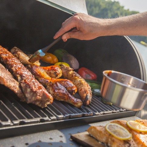 Угольный барельный гриль-коптильня Broil-King Regal OFFSET 400 в Краснодаре