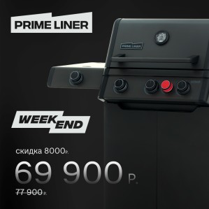 Газовый гриль PRIMELINER Викенд (WEEKEND) 3B