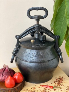 Афганский казан 5л черный с ручками 