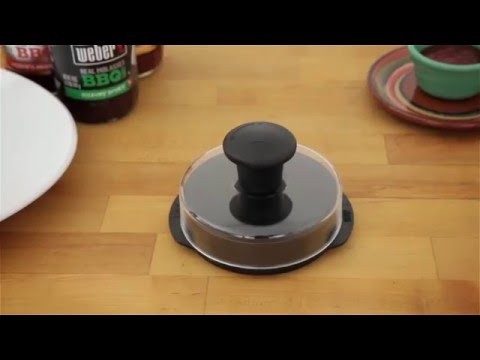 6400 Пресс для бургера Weber, пластиковый -video